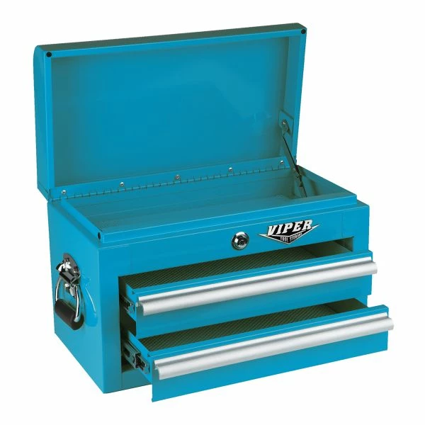 Coupon ⌛ Viper Storage Viper Tool Storage 18-Inch 2-Drawer 18G Steel Mini Tool Chest, Teal V218MCTL ⭐ 3 Coupon ⌛ Viper Storage Viper Tool Storage 18-Inch 2-Drawer 18G Steel Mini Tool Chest, Teal V218MCTL ⭐ - Image 3