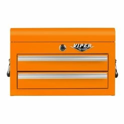 Flash Sale ๐ Viper Storage Viper Tool Storage 18-Inch 2-Drawer 18G Steel Mini Tool Chest, Orange V218MCOR โจ