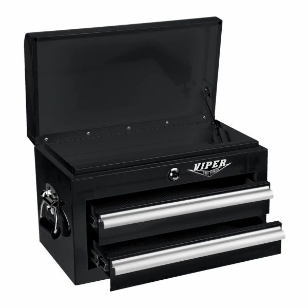Outlet β€οΈ Viper Storage Viper Tool Storage 18-Inch 2-Drawer 18G Steel Mini Tool Chest, Black V218MCBL π 2 Outlet β€οΈ Viper Storage Viper Tool Storage 18-Inch 2-Drawer 18G Steel Mini Tool Chest, Black V218MCBL π - Image 2