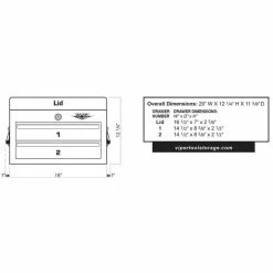 Outlet β€οΈ Viper Storage Viper Tool Storage 18-Inch 2-Drawer 18G Steel Mini Tool Chest, Black V218MCBL π 7 Outlet β€οΈ Viper Storage Viper Tool Storage 18-Inch 2-Drawer 18G Steel Mini Tool Chest, Black V218MCBL π -Burr King Sales p56363 3 1