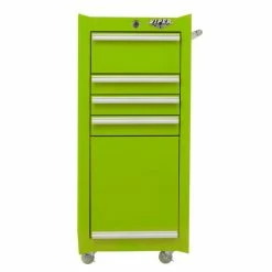 Best Sale ๐คฉ Viper Storage Viper Tool Storage 16-Inch 4-Drawer 18G Steel Rolling Tool/Salon Cart, Lime LB1804R ๐