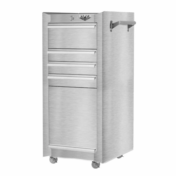 Best Pirce ๐ Viper Storage Viper Tool Storage 16-Inch 4 Drawer 304 Stainless Steel Rolling Tool / Salon Cart V180 ๐ฅ 1 Best Pirce ๐ Viper Storage Viper Tool Storage 16-Inch 4 Drawer 304 Stainless Steel Rolling Tool / Salon Cart V180 ๐ฅ