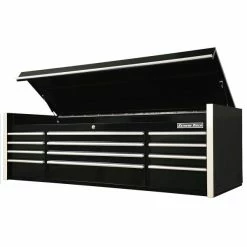 New ๐ Extreme Tools RX Series 72 In.W X 25 In.D 12 Drawer Top Chest Black RX722512CHBK ๐ฏ