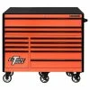 Best deal 👍 Extreme Tools RX Series 55 In.W X 25 In.D 12 Drawer Roller Cabinet Orange RX552512RCORBK-X ✨