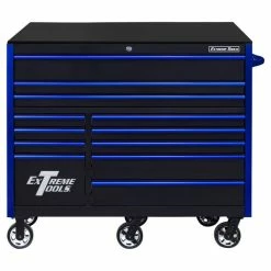 Wholesale β€οΈ Extreme Tools RX Series 55 In.W X 25 In.D 12 Drawer Roller Cabinet Black RX552512RCBKBL-X π₯