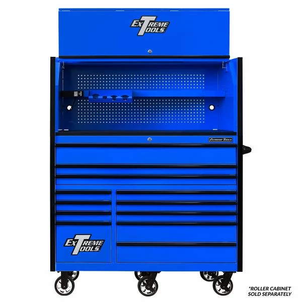 Promo 😀 Extreme Tools RX Series 55 In.W X 25 In.D Triple Bank Hutch Blue RX552501HCBLBK 🤩 3 Promo 😀 Extreme Tools RX Series 55 In.W X 25 In.D Triple Bank Hutch Blue RX552501HCBLBK 🤩 - Image 3