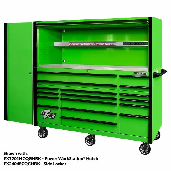 Discount โ Extreme Tools EXQ Series 72 In.W X 30 In.D Professional Triple Bank Roller Cabinet Green EX7217RCQGN ๐ 3 Discount โ Extreme Tools EXQ Series 72 In.W X 30 In.D Professional Triple Bank Roller Cabinet Green EX7217RCQGN ๐ - Image 3