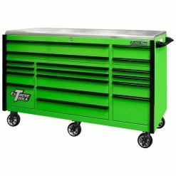 Discount โ Extreme Tools EXQ Series 72 In.W X 30 In.D Professional Triple Bank Roller Cabinet Green EX7217RCQGN ๐