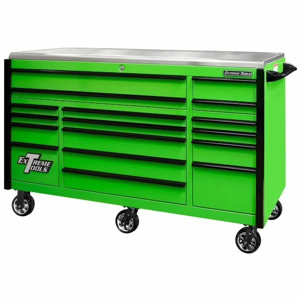 Discount โ Extreme Tools EXQ Series 72 In.W X 30 In.D Professional Triple Bank Roller Cabinet Green EX7217RCQGN ๐ 1 Discount โ Extreme Tools EXQ Series 72 In.W X 30 In.D Professional Triple Bank Roller Cabinet Green EX7217RCQGN ๐