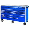 Buy 🤩 Extreme Tools EXQ Series 72 In.W X 30 In.D Professional Triple Bank Roller Cabinet Blue EX7217RCQBLC 💯