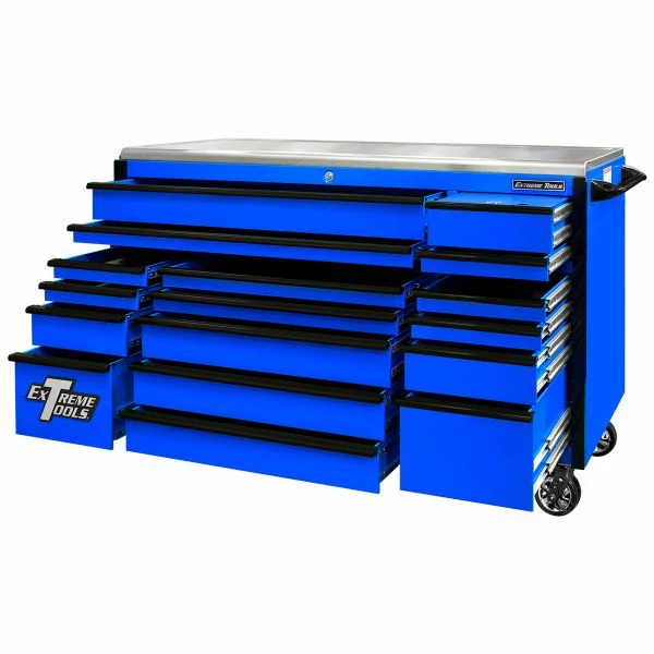 Hot Sale ๐ Extreme Tools EXQ Series 72 In.W X 30 In.D Professional Triple Bank Roller Cabinet Blue EX7217RCQBLB ๐คฉ 2 Hot Sale ๐ Extreme Tools EXQ Series 72 In.W X 30 In.D Professional Triple Bank Roller Cabinet Blue EX7217RCQBLB ๐คฉ - Image 2