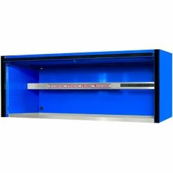 Best Sale 🎉 Extreme Tools EXQ Series 72 In.W X 30 In.D Professional Extreme Power Workstation Hutch Blue EX7201 😉