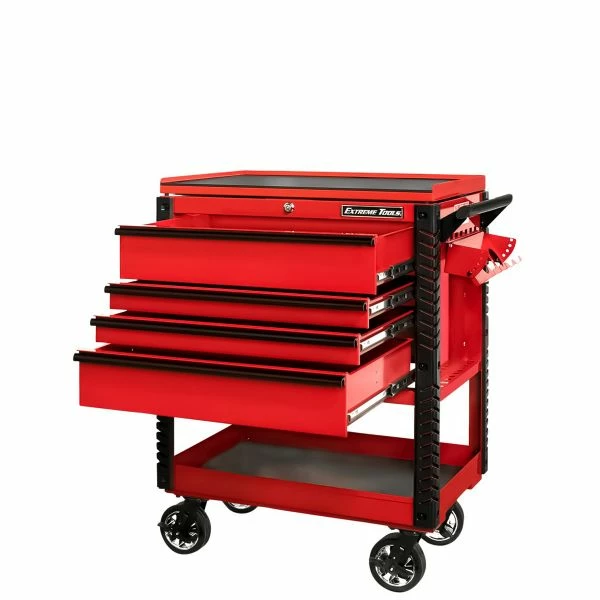 New ๐ Extreme Tools EX Series 33 In. Deluxe Tool Cart Red EX3304TCRDBK โค๏ธ 2 New ๐ Extreme Tools EX Series 33 In. Deluxe Tool Cart Red EX3304TCRDBK โค๏ธ - Image 2