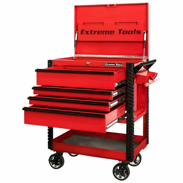 New ๐ Extreme Tools EX Series 33 In. Deluxe Tool Cart Red EX3304TCRDBK โค๏ธ 1 New ๐ Extreme Tools EX Series 33 In. Deluxe Tool Cart Red EX3304TCRDBK โค๏ธ