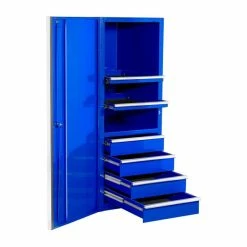 Best Pirce 🛒 Extreme Tools EXQ Series 24 In.W X 30 In.D And 3 Shelf Professional Side Cabinet Blue EX2404SCQBLCR 😀
