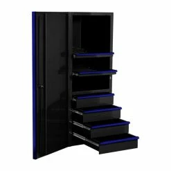 Outlet 💯 Extreme Tools EXQ Series 24 In.W X 30 In.D And 3 Shelf Professional Side Cabinet Black EX2404SCQBKB 💯