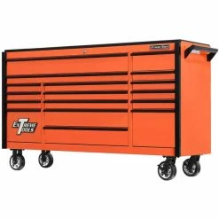 Best reviews of 👍 Extreme Tools DX Series 72 In.W X 21 In.D Triple Bank Roller Cabinet Orange DX722117RCORBK 😉