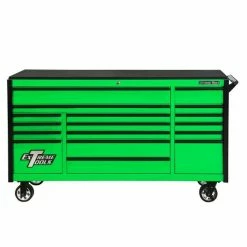 Deals 🔔 Extreme Tools DX Series 72 In.W X 21 In.D Triple Bank Roller Cabinet Green DX722117RCGNBK 👍 -Burr King Sales p60211 1 1