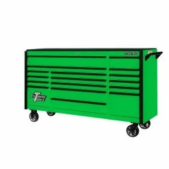Deals 🔔 Extreme Tools DX Series 72 In.W X 21 In.D Triple Bank Roller Cabinet Green DX722117RCGNBK 👍 -Burr King Sales p60211 2 1