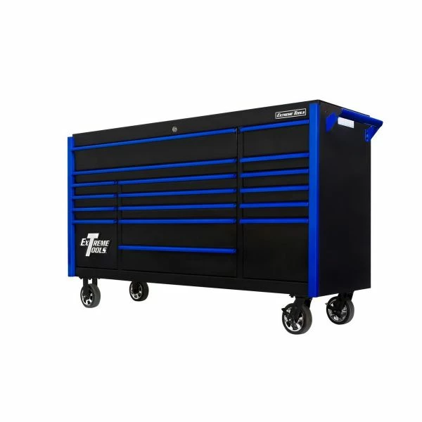 Deals ๐ Extreme Tools DX Series 72 In.W X 21 In.D Triple Bank Roller Cabinet Black DX722117RCBKBL ๐ 2 Deals ๐ Extreme Tools DX Series 72 In.W X 21 In.D Triple Bank Roller Cabinet Black DX722117RCBKBL ๐ - Image 2