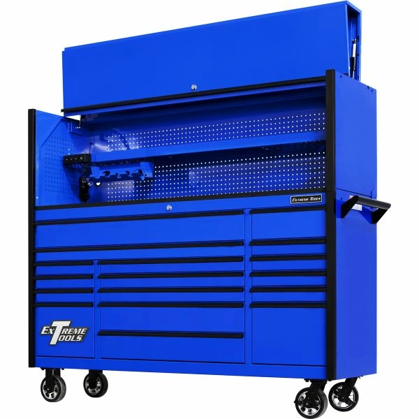 New ๐ Extreme Tools DX Series 72 In. Professional Hutch And Roller Cabinet Combo Blue DX7218HRUK ๐ฅฐ 1 New ๐ Extreme Tools DX Series 72 In. Professional Hutch And Roller Cabinet Combo Blue DX7218HRUK ๐ฅฐ