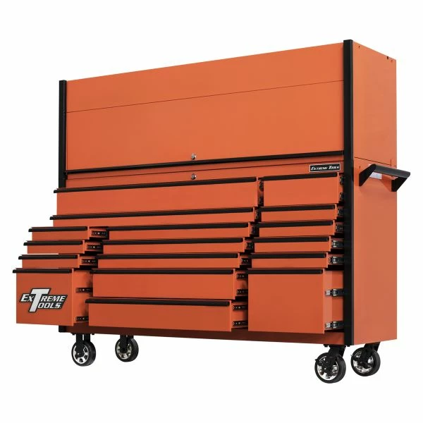 Promo ๐ Extreme Tools DX Series 72 In. Professional Hutch And Roller Cabinet Combo Orange DX7218HROK โค๏ธ 3 Promo ๐ Extreme Tools DX Series 72 In. Professional Hutch And Roller Cabinet Combo Orange DX7218HROK โค๏ธ - Image 3