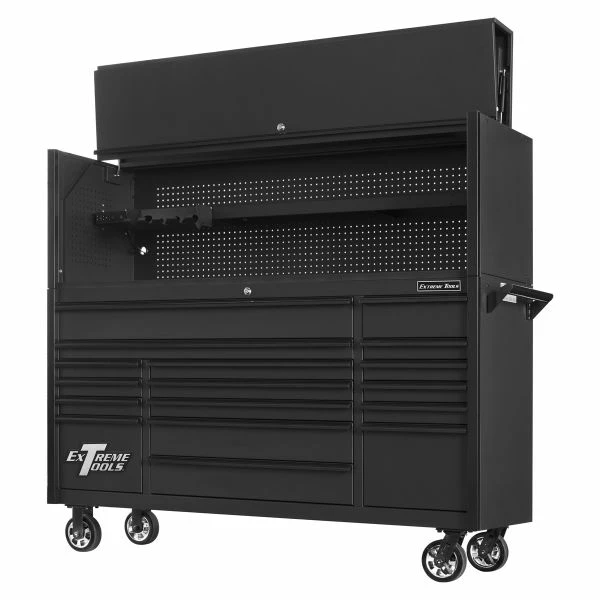 Budget โค๏ธ Extreme Tools DX Series 72 In. Professional Hutch And Roller Cabinet Combo Matte Black DX7218HRMK ๐ 2 Budget โค๏ธ Extreme Tools DX Series 72 In. Professional Hutch And Roller Cabinet Combo Matte Black DX7218HRMK ๐ - Image 2