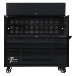 Budget ❤️ Extreme Tools DX Series 72 In. Professional Hutch And Roller Cabinet Combo Matte Black DX7218HRMK 🎁