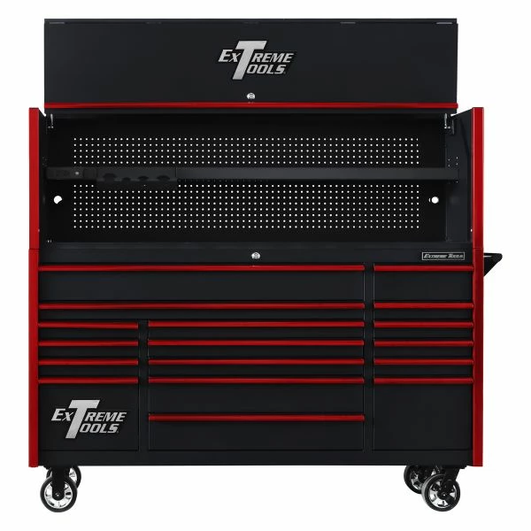 Wholesale ๐ Extreme Tools DX Series 72 In. Professional Hutch And Roller Cabinet Combo Black DX7218HRKR ๐ 1 Wholesale ๐ Extreme Tools DX Series 72 In. Professional Hutch And Roller Cabinet Combo Black DX7218HRKR ๐
