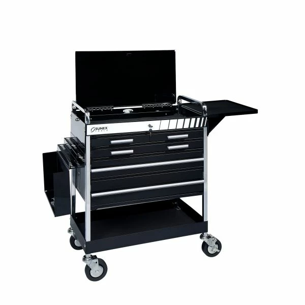 Coupon ๐ Sunex Heavy Duty 5 Drawer Service Cart - Black 8045BK ๐ฅ 3 Coupon ๐ Sunex Heavy Duty 5 Drawer Service Cart - Black 8045BK ๐ฅ - Image 3