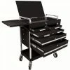 Coupon 😍 Sunex Heavy Duty 5 Drawer Service Cart - Black 8045BK 🔥