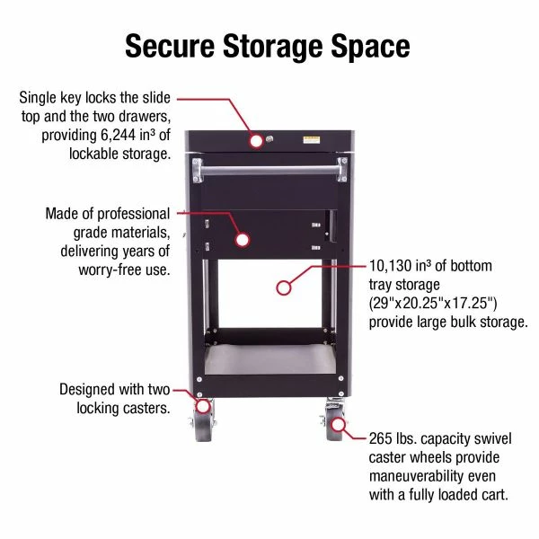 Best deal โจ Sunex Compact Slide Top Utility Cart 8035 ๐ฅ 3 Best deal โจ Sunex Compact Slide Top Utility Cart 8035 ๐ฅ - Image 3