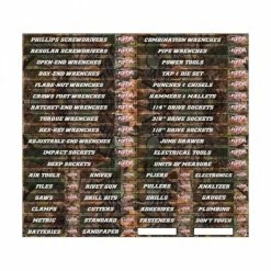 Promo 🎁 Viper Tool Storage Magnetic 🧰 Toolbox Labels Pre-Printed Mossy Oak VMLMOSSPP 🤩