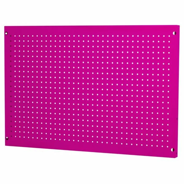 Outlet 👏 The Original Pink Box 24 In. X 36 In. 18G Steel Pegboard Pink PB2436PB ⌛ 1 Outlet 👏 The Original Pink Box 24 In. X 36 In. 18G Steel Pegboard Pink PB2436PB ⌛