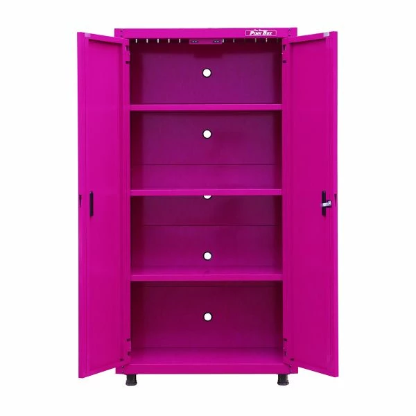 Top 10 ⭐ The Original Pink Box 72 In. Tall 3-Shelf Steel Locker Pink PB3603L ❤️ 3 Top 10 ⭐ The Original Pink Box 72 In. Tall 3-Shelf Steel Locker Pink PB3603L ❤️ - Image 3