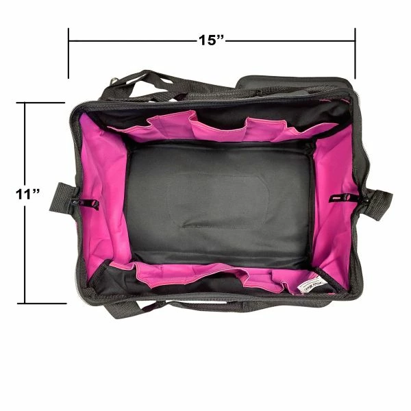 Promo 🛒 The Original Pink Box 15 In. Canvas Tool Bag Pink PB15TB 🔔 2 Promo 🛒 The Original Pink Box 15 In. Canvas Tool Bag Pink PB15TB 🔔 - Image 2