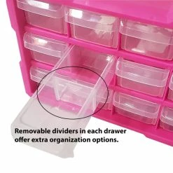 Best reviews of 👍 The Original Pink Box 12-Drawer Small Parts Bin Pink PB12PBS 🥰 -Burr King Sales p63590 2 1