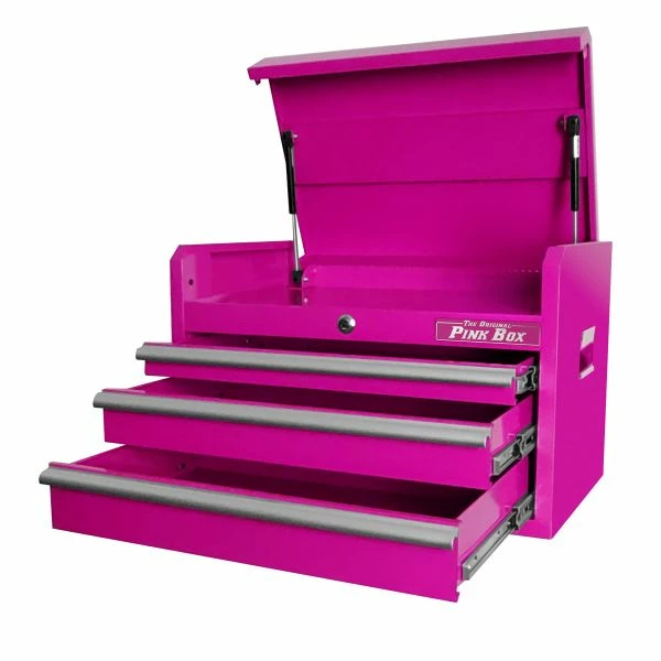 Flash Sale โญ The Original Pink Box 26 In. 3 Piece 10-Drawer Rolling Cabinet Bundle Pink PBC2610R ๐งจ 2 Flash Sale โญ The Original Pink Box 26 In. 3 Piece 10-Drawer Rolling Cabinet Bundle Pink PBC2610R ๐งจ - Image 2