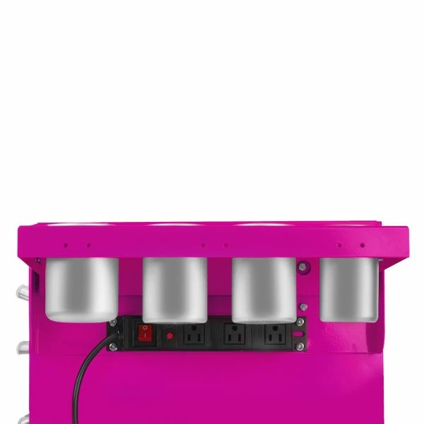 Buy 🥰 The Original Pink Box Folding Side Shelf With Power Strip USB 18G Steel Pink PB2PS 🌟 3 Buy 🥰 The Original Pink Box Folding Side Shelf With Power Strip USB 18G Steel Pink PB2PS 🌟 - Image 3