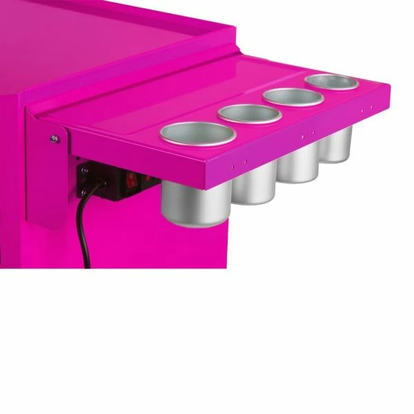 Buy 🥰 The Original Pink Box Folding Side Shelf With Power Strip USB 18G Steel Pink PB2PS 🌟 1 Buy 🥰 The Original Pink Box Folding Side Shelf With Power Strip USB 18G Steel Pink PB2PS 🌟