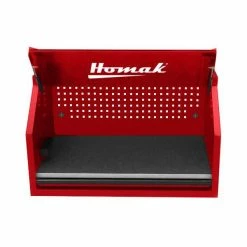 Brand new 🔥 Homak 41” 1 Drawer RS Pro Hutch With Power Strip - Red RD02041010 ⌛