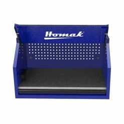 Best Sale 🎁 Homak 41” 1 Drawer RS Pro Hutch With Power Strip - Blue BL02041010 ⌛