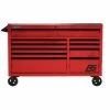 Hot Sale 🥰 Homak 54” RS Pro 10-Drawer Roller Cabinet With Stainless Top Red RD04054014 🔥