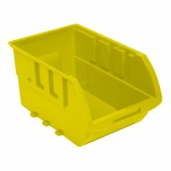 Cheapest 💯 Homak Single Large Plastic Individual Bin-Yellow No Logo HA01001595 🤩