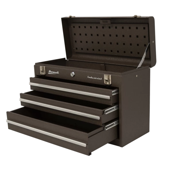 Cheapest ๐ Homak Brown 20 Inch 3 Drawer Friction ๐งฐ Toolbox BW00203200 ๐ 2 Cheapest ๐ Homak Brown 20 Inch 3 Drawer Friction ๐งฐ Toolbox BW00203200 ๐ - Image 2