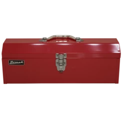 Cheap ⭐ Homak 19 Inch Red Metal 🧰 Toolbox W/ Black Metal Tray RD00119200 🛒