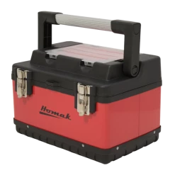 Cheapest ๐งจ Homak 26 InchRed Metal & Plastic Hand-Carry W/ Aluminum Handle RD00126110 ๐