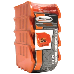 Cheap 😉 Homak Large Plastic Bins Set Of 4 HA01040954 🤩