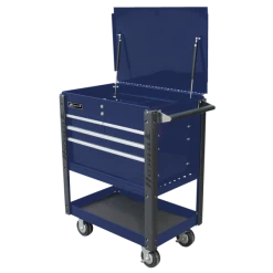 Wholesale ✨ Homak 35 Inch Professional 4 Drawer Service Cart - BLUE BL06032000 🧨