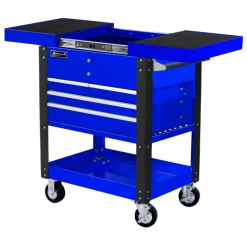 Cheap ๐ Homak 35 Inch 4 DRAWER SLIDE TOP CART - BLUE BL06043500 ๐
